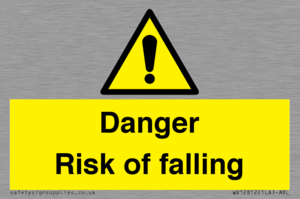 Danger Risk of falling